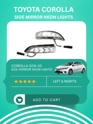 Corolla 2015–2020 – LED Mirror Indicator
