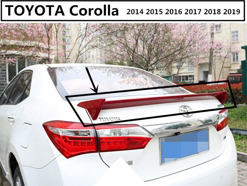 Spoiler-For-TOYOTA-Corolla-2014-2015-2016-2017-2018-2019-Wing-Spoilers-High-Quality-ABS-Car