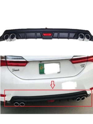 Back Bumper Diffuser For Toyota Corolla