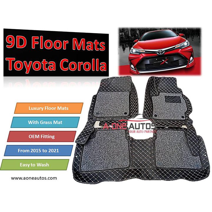 Corolla Floor Mats 5D-9D