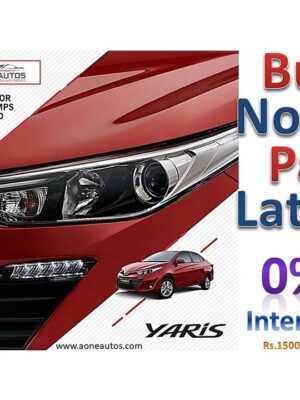 Toyota Yaris Genuine Projector Head Lights With DRL- Thailand