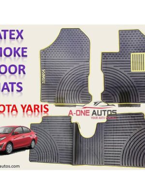 Toyota Yaris Latex Smoke Plastic Mat Set of 3pcs
