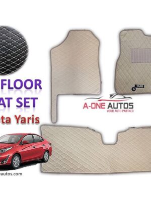 Toyota Yaris 7D Floor Mat Set Leatherite 3pcs