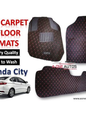 Honda City 2022 7D Luxury Carpet Floor Mat Set