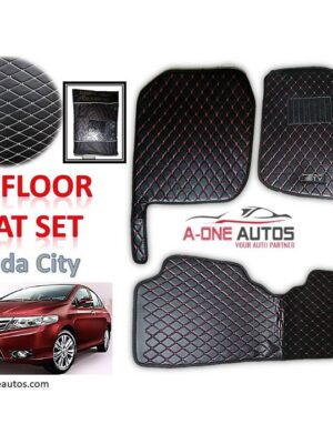 Honda City 2009~20 7D Luxury Floor Mat Set 3pcs