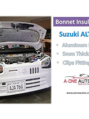 Suzuki Alto Bonnet Insulator with Aluminum Sound Damping Sheet 5mm Thickness