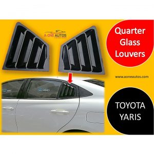Toyota Yaris Quarter Glass Louvers