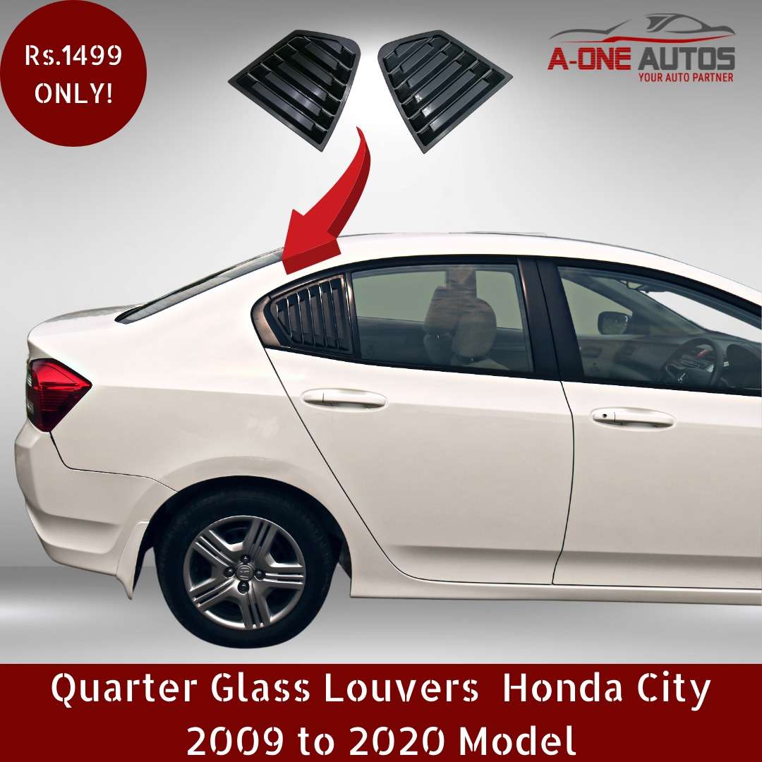 Honda City Quarter Glass Louvers Grill 2009 - 2020