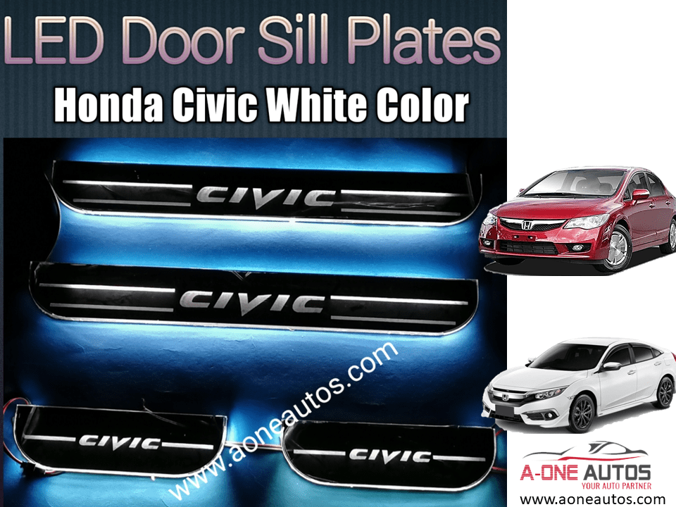 LED Door Sill Plates civic