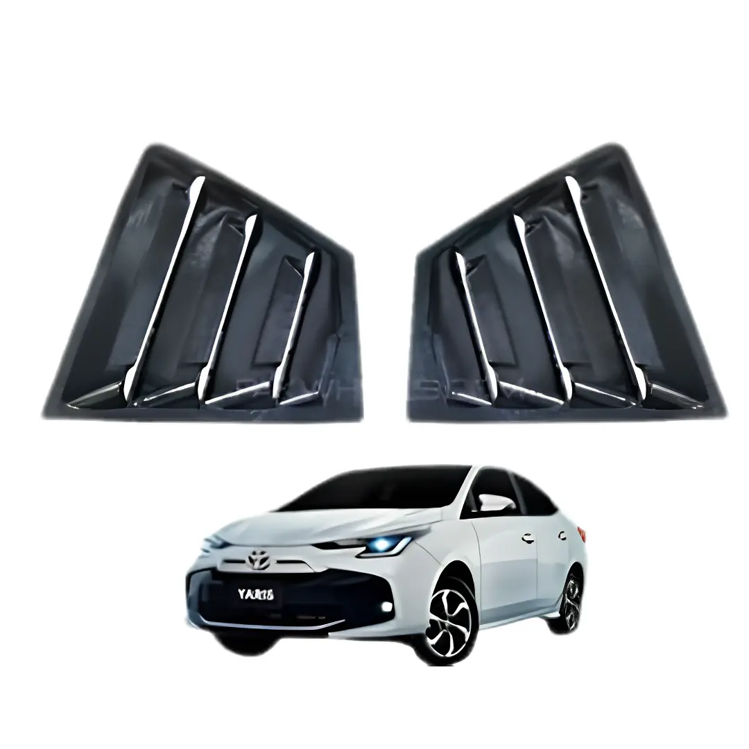 Toyota Yaris QUARTER LOUVER glossy black