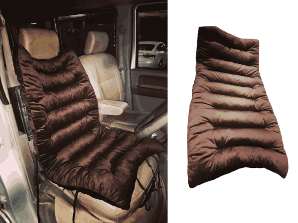 Car Soft Velvet Cushion Brown No More Back Pain