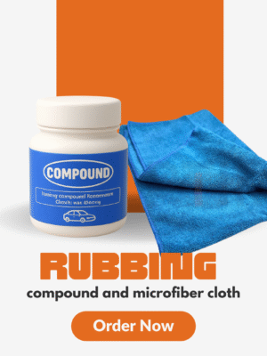 Professional Car Rubbing Compound with Microfiber Cloth