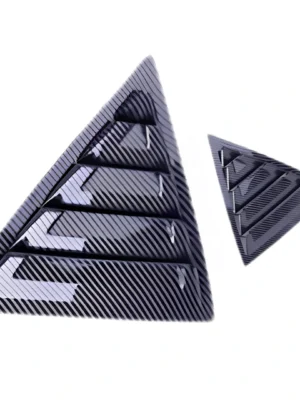 Toyota Corolla 2015-2024 Carbon Fiber Spike Design Quarter Glass Louver (Pair)